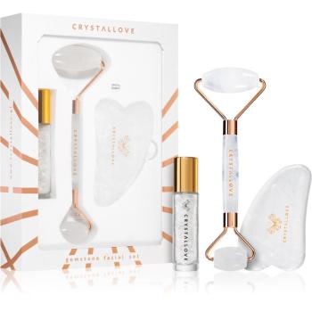 Crystallove Clear Quartz Beauty Set sada pre starostlivosť o pleť