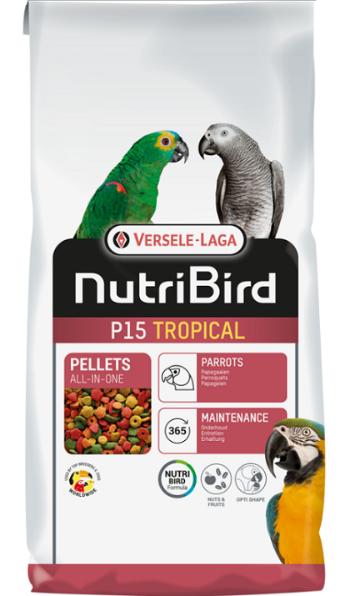 Versele Laga NutriBird P15 Tropical - pelety pre veľké papagáje 10kg