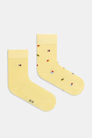 Detské ponožky Tommy Hilfiger 2-pak žltá farba, 701232857