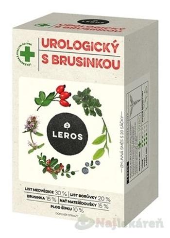 LEROS UROLOGICKÝ ČAJ S BRUSNICOU, 20x1,5 g (30 g)