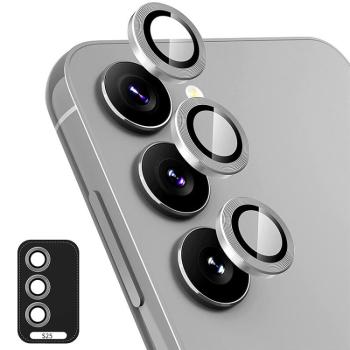 ENKAY ALU Sklo pre fotoaparát Samsung Galaxy S25 5G GREY