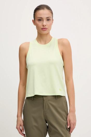 Športový top Helly Hansen Ocean Cropped dámsky, zelená farba, 34269