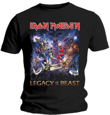 Iron Maiden Tričko Legacy of the Beast Unisex Black M