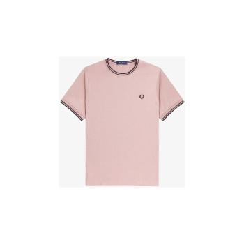 Fred Perry  M1588  Tričká s krátkym rukávom Ružová