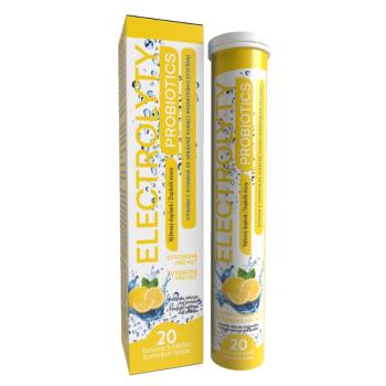 ELECTROLYTY PROBIOTICS Citrón šumivé tablety 20 kusov