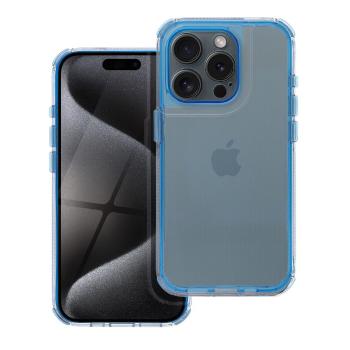 Matrix Apple iPhone 16e hátlap tok kameravédő peremmel, kék