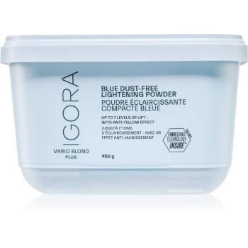 Schwarzkopf Professional IGORA Vario Blond Blue Dust-Free Lightening Powder zosvetľovač s obsahom ílu pre blond vlasy 450 g