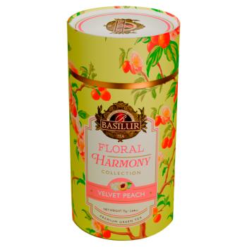 BASILUR Floral harmony velvet peach zelený čaj 75 g