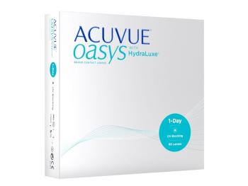 Acuvue Oasys 1-Day With Hydraluxe (90 db), napi kontaktlencse