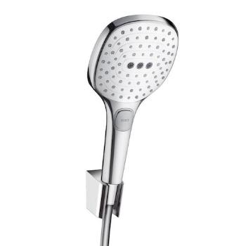 Sprchová hlavica s hadicou Hansgrohe Raindance Select E biela/chróm 26720400