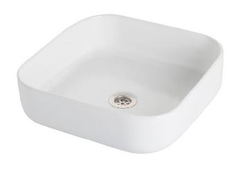 OLSEN SPA - Umývadlo na dosku NOVA 42×42 cm biele lesklé OLKGNO28MUL0099