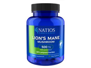 NATIOS Lion's Mane Mushroom 500 mg 90 kapsúl