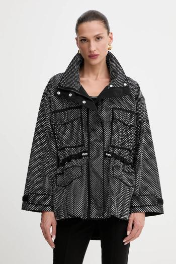 Bunda Pinko čierna farba, prechodná, oversize, 104598 A2BW