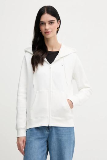 Mikina Tommy Jeans ružová farba, s kapucňou, jednofarebné, DW0DW19729