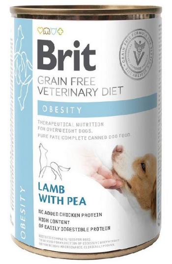 Brit Veterinary Diets GF dog Obesity 400g konzerva