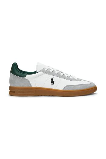 Kožené tenisky Polo Ralph Lauren Bedford biela farba, 809968171004