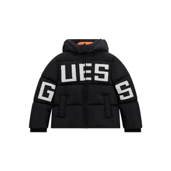 Guess  HOODED PADDED JACKET  Bundy Čierna