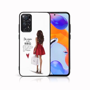 MY ART Ochranný obal Xiaomi Redmi Note 11 / Note 11S -RED DRESS (137)