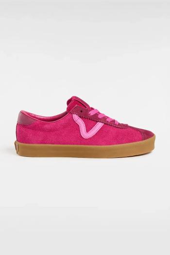 Semišové tenisky Vans Sport Low ružová farba, VN000CQRYLZ1