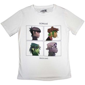 Gorillaz tričko Demon Days Biela XXL