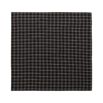 Față de masă Fleringe negru , 85 x 85 cm