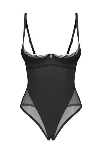 Čierne crotchless body Stelisa