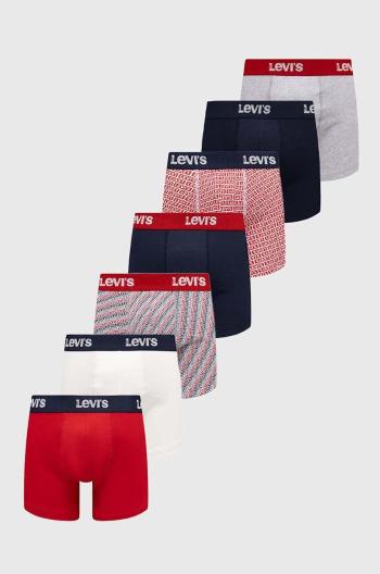 Boxerky Levi's 7-pak pánske, tmavomodrá farba