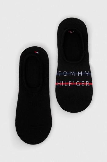 Ponožky Tommy Hilfiger 2-pak pánske, čierna farba, 701222189