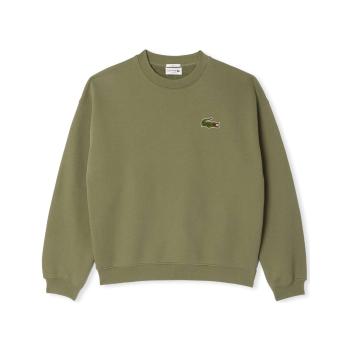 Lacoste  Loose Fit Badge Accent Sweatshirt - Vert Kaki  Mikiny Zelená