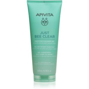 Apivita Just Bee Clear Purifying Cleanser Gel čistiaci pleťový gél proti akné 200 ml