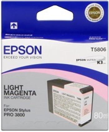 Epson T580600 svetle purpurová (light magenta) originálna cartridge