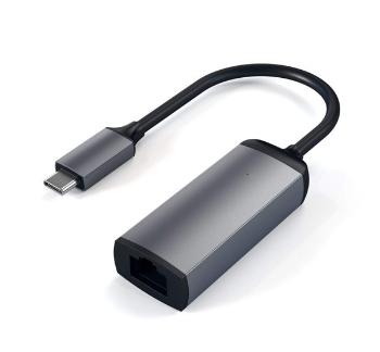Satechi Aluminum USB-C - Gigabit Ethernet adapter, szürke