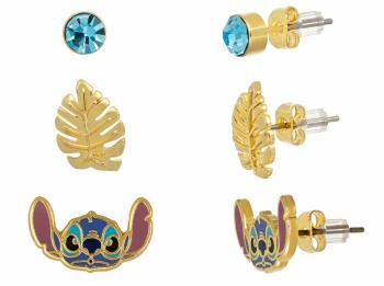 Disney Roztomilý set kôstkových náušníc pre dievčatá Lilo & Stitch SF00262RQL.CS