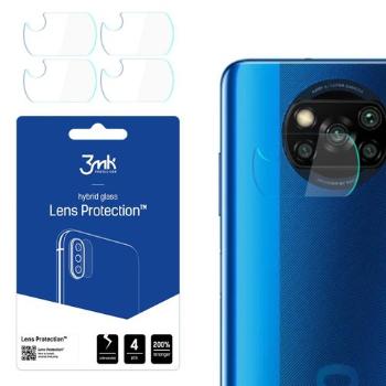 4x Tvrdené sklo pre fotoaparát Xiaomi Poco X3 NFC / X3 Pro