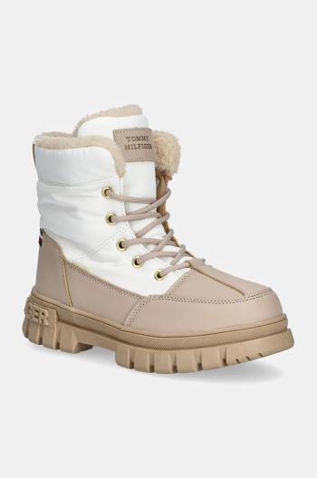 Detské topánky Tommy Hilfiger béžová farba, T3A5-33609