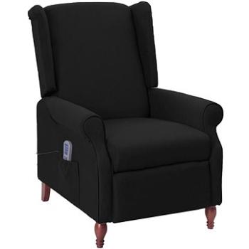 Shumee polohovacie čierne textil, 342229
