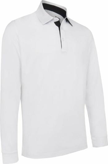 Callaway Mens Long Sleeve Performance Bright White M Polo košeľa