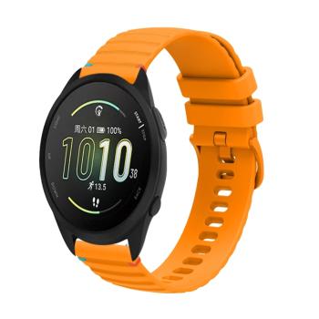 WAVY Silikónový remienok pre Garmin Forerunner 165 Music oranžový