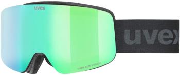 UVEX Pwdr FM Black Mat/Mirror Green Lyžiarske okuliare