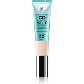 IT Cosmetics Your Skin But Better CC+ Natural Matte zmatňujúci make-up SPF 40 pre ženy Fair Porcelain 32 ml