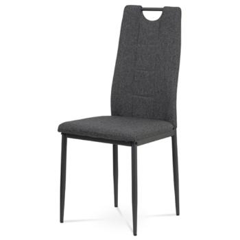 Jedálenská stolička Autronic 42x97 cm sivá látka DCL-391 GREY2