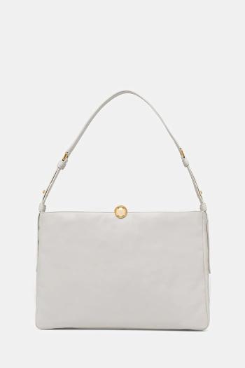 Kožená kabelka Furla šedá farba, WB01365.BX3168.1704S