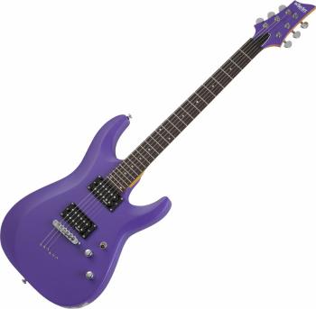 Schecter C-6 Deluxe Satin Purple Elektrická gitara