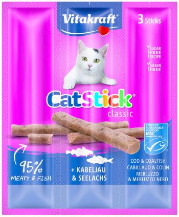 VITAKRAFT CAT STICK MINI TRESKA/TRESKA TMAVA 3 KS, 18 G, 2424003