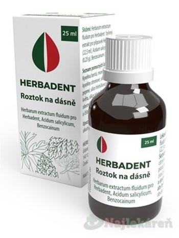 HERBADENT Gingiválny roztok z bylín 1x25 ml