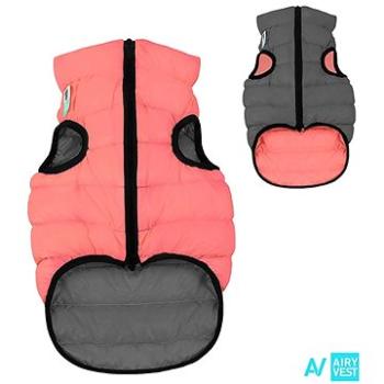 AiryVest bunda pre psy koralová/sivá (CHPbu0503nad)