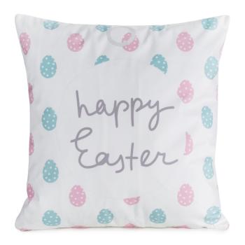 ArtFir Veľkonočná obliečka na vankúš EASTER 9 | biela/modrá 45 x 45 cm
