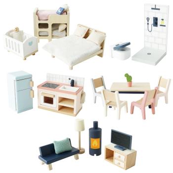 Le Toy Van Mobilier Starter Daisylane - set complet pentru căsuță de păpuși