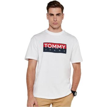 Tommy Jeans  DM0DM19684  Tričká s krátkym rukávom Biela