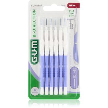 G.U.M Bi Direction Interdental Brush mezizubní kartáčky 0,6 mm 6 ks